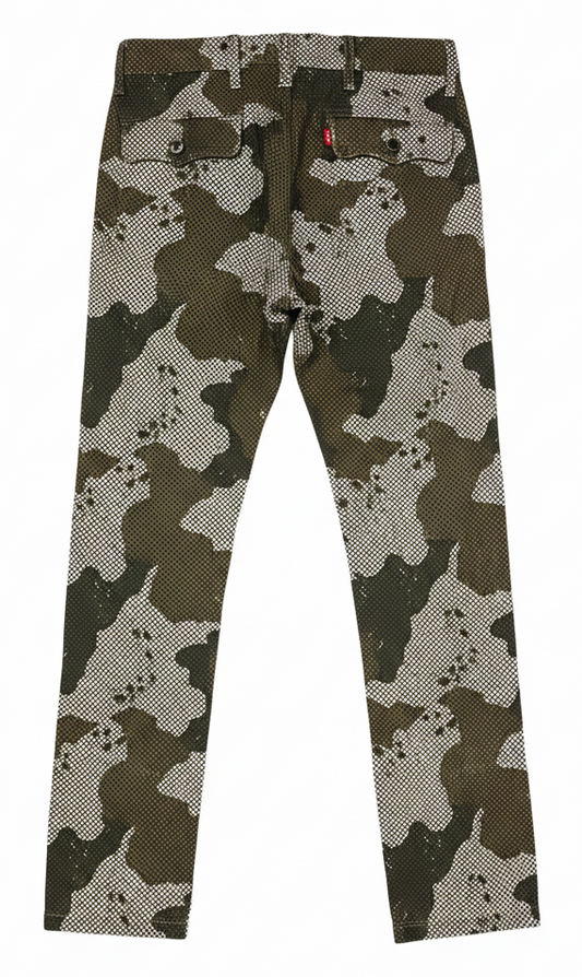 Irekye Digital Camo Textured Trousers