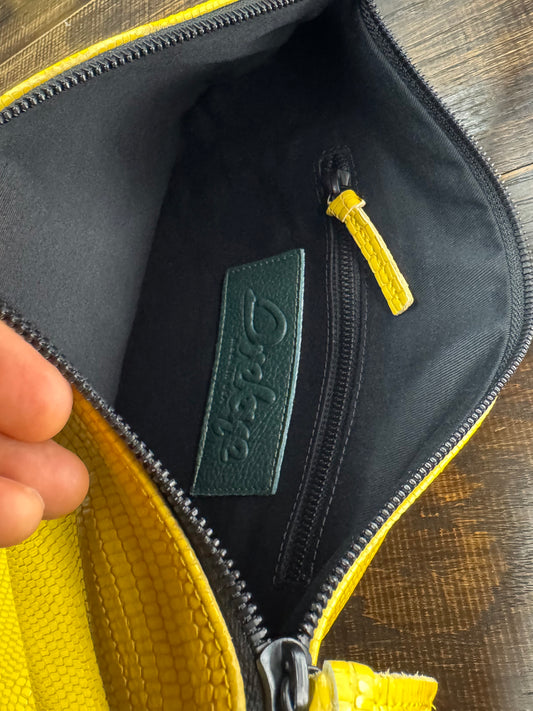 The Lemon Square Wristlet