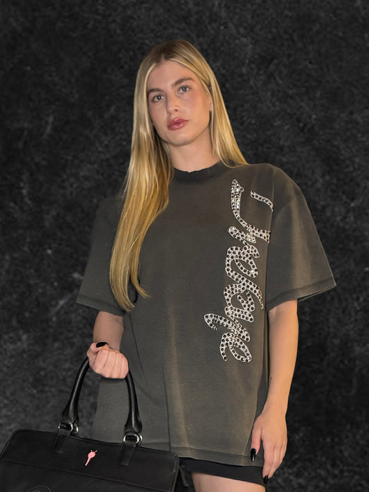 Irekye Specialty tee with Silver Tiffany