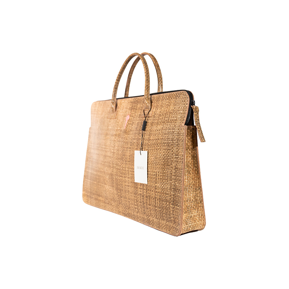 IREYKE Woven Suede Messenger Bag