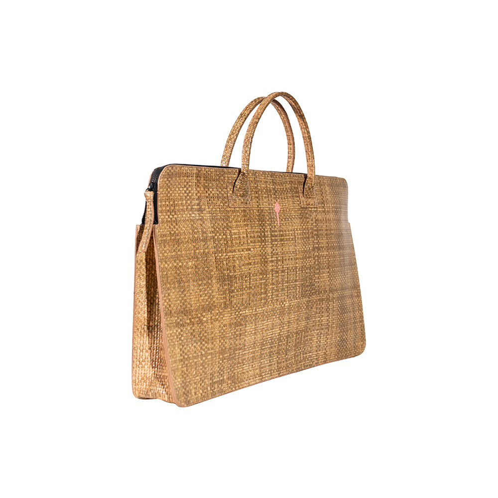 IREYKE Woven Suede Messenger Bag