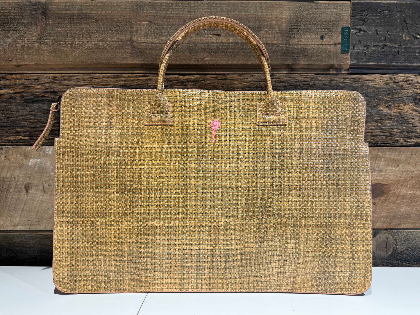 Verde Luxe & Crimson Noir – Handcrafted Italian Leather Briefcase Handmade in LA