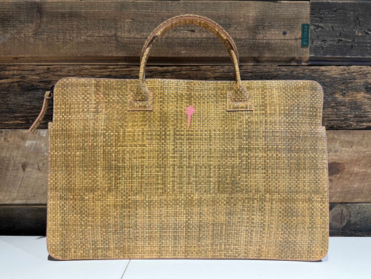 Verde Luxe & Crimson Noir – Handcrafted Italian Leather Briefcase Handmade in LA