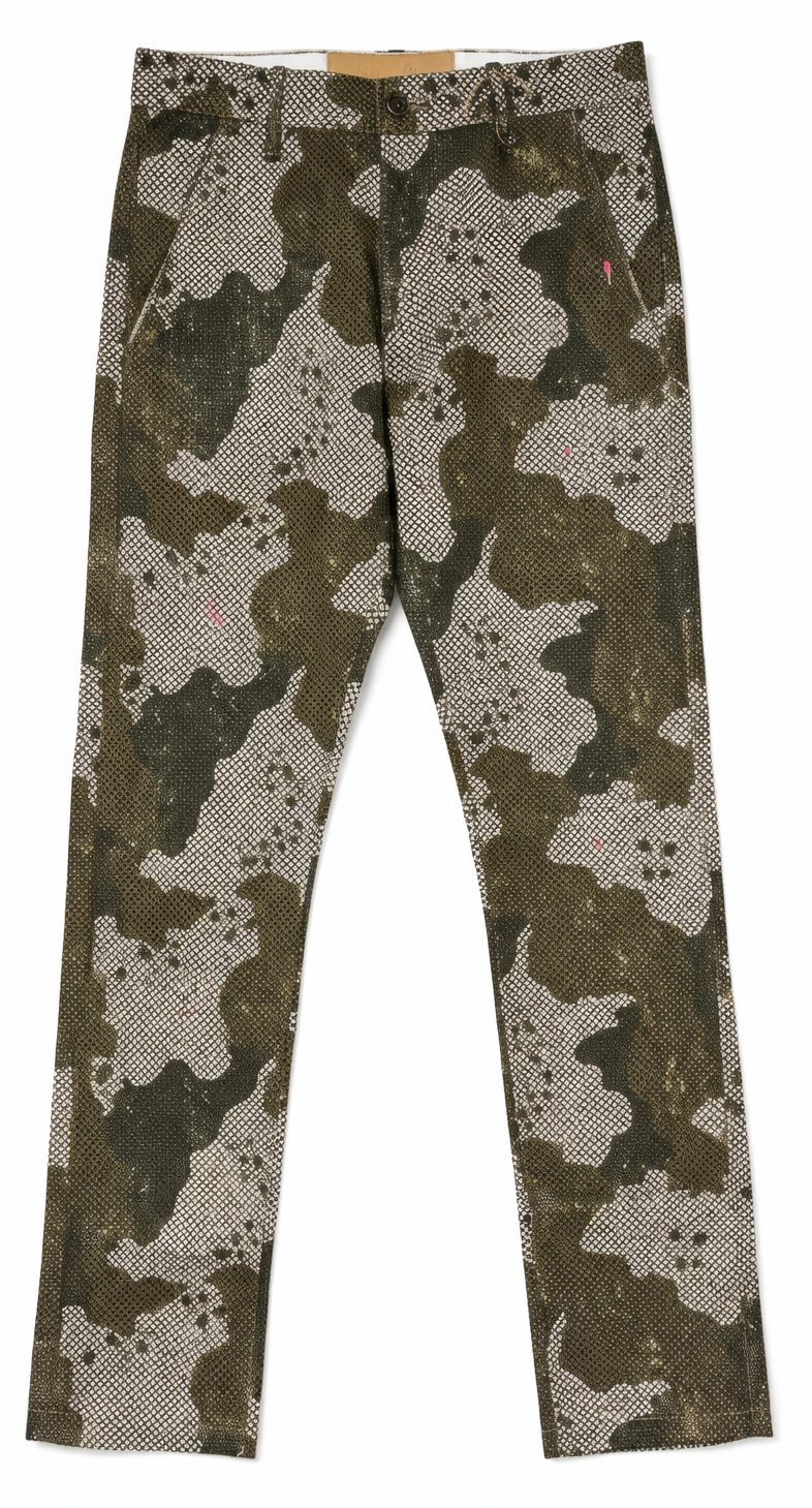 Camo Textured Trousers