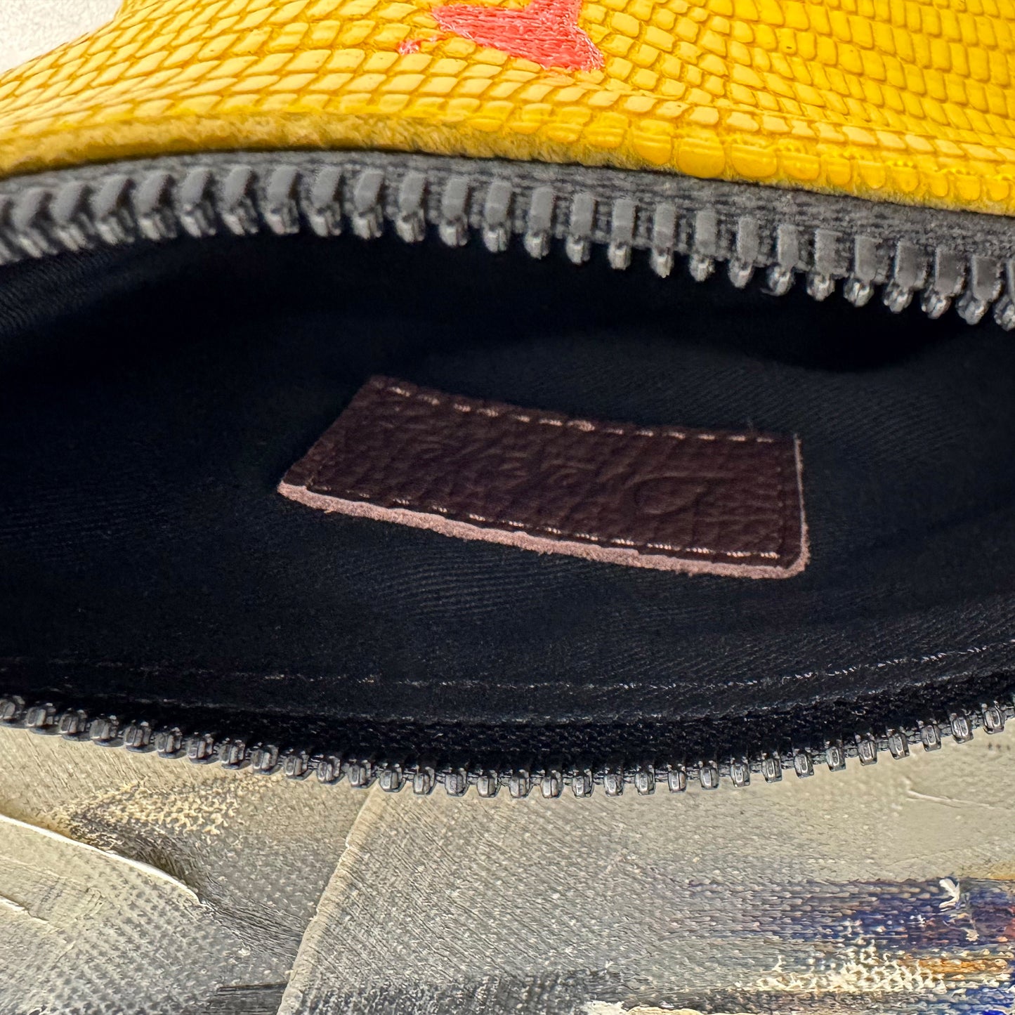 Irekye Mini Clutch - Lemon Teju vs Straw Weave