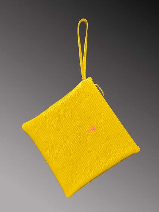 The Lemon Square Wristlet