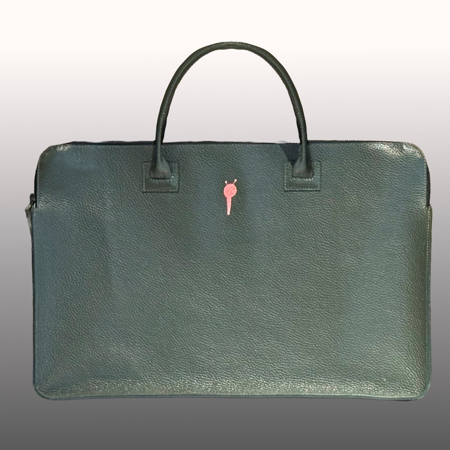 Verde Luxe & Crimson Noir – Handcrafted Italian Leather Briefcase Handmade in LA